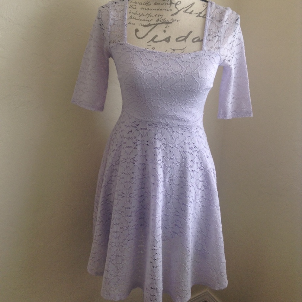 Light Purple Lace Dress
